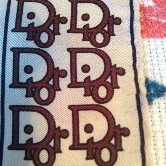 Vintage Christian Dior Trotter Pattern Silk Scarf - Picture 5 of 6
